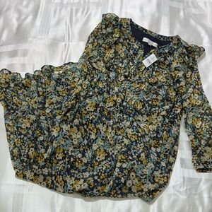 Loft floral print dress